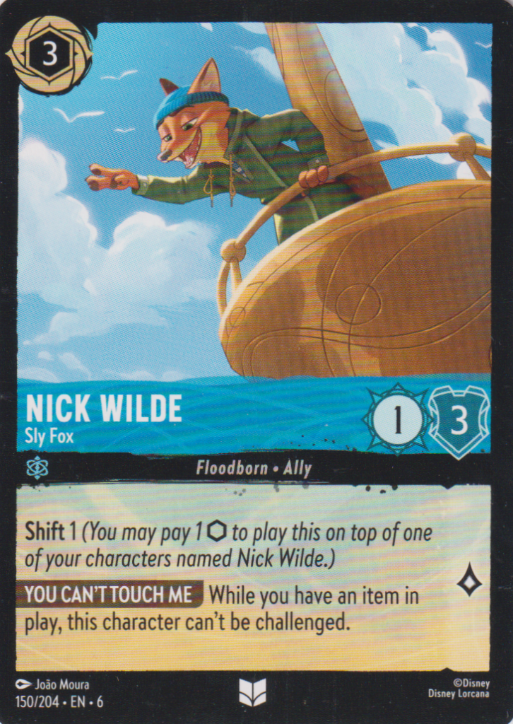 Lorcana 6: Azurite Sea – Nick Wilde 150