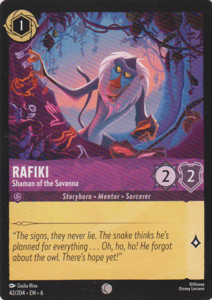 Lorcana 6: Azurite Sea – Rafiki 42