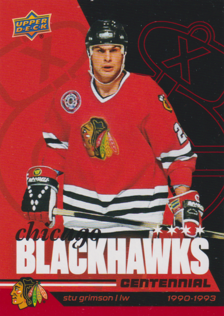 2025/26 Chicago Blackhawks Centennial – Stu Grimson 83