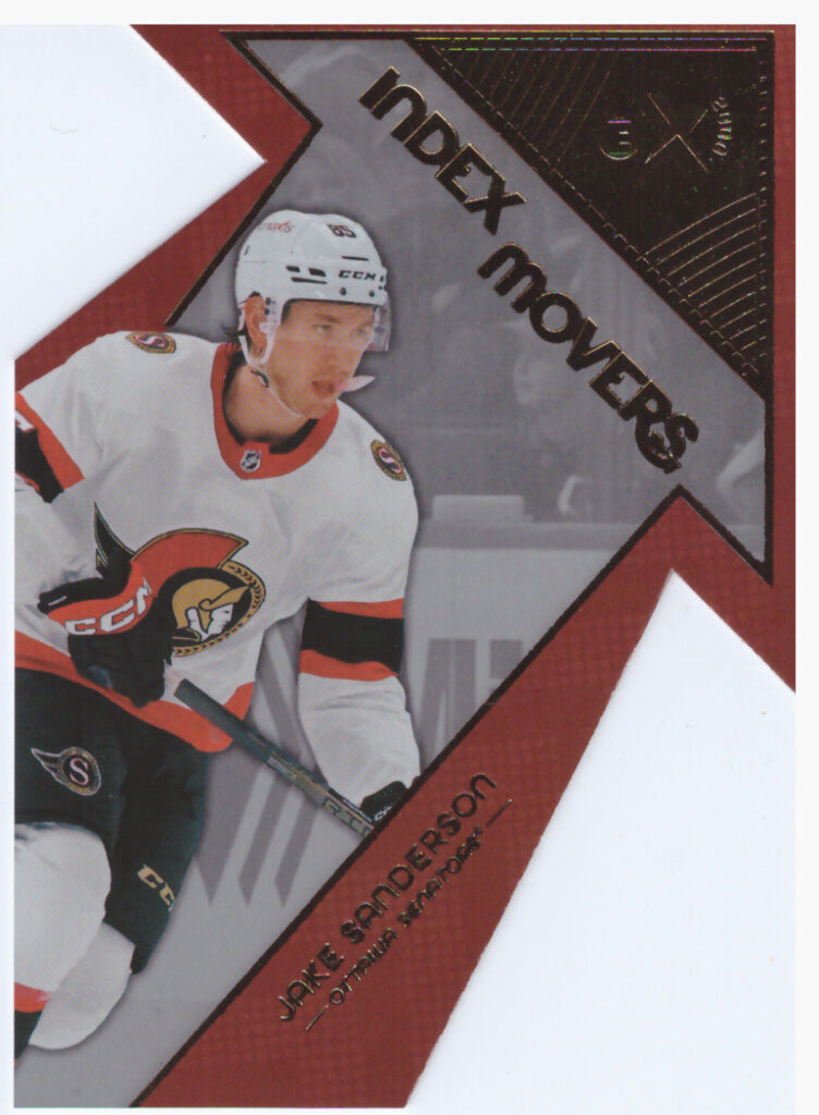 2023/24 Skybox E-X 2000 – Jake Sanderson Ottawa Senators IM-18