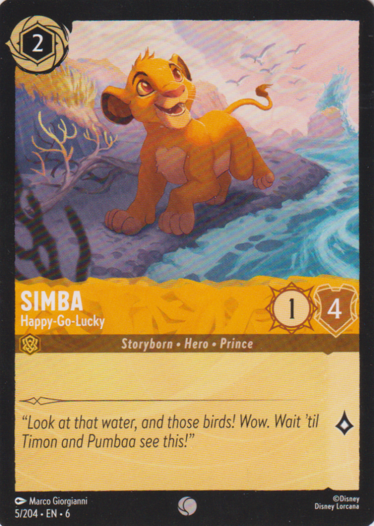 Lorcana 6: Azurite Sea – Simba 5