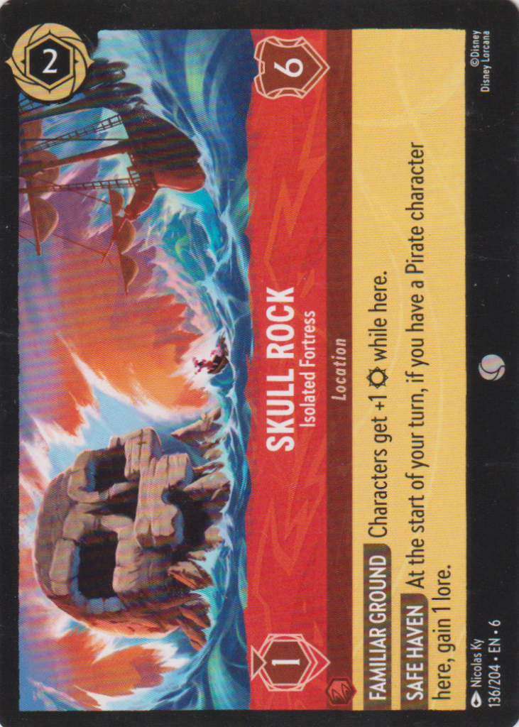 Lorcana 6: Azurite Sea – Skull Rock 136