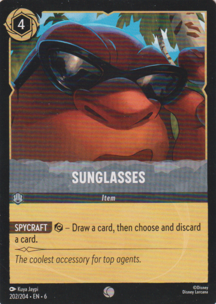 Lorcana 6: Azurite Sea – Sunglasses 202
