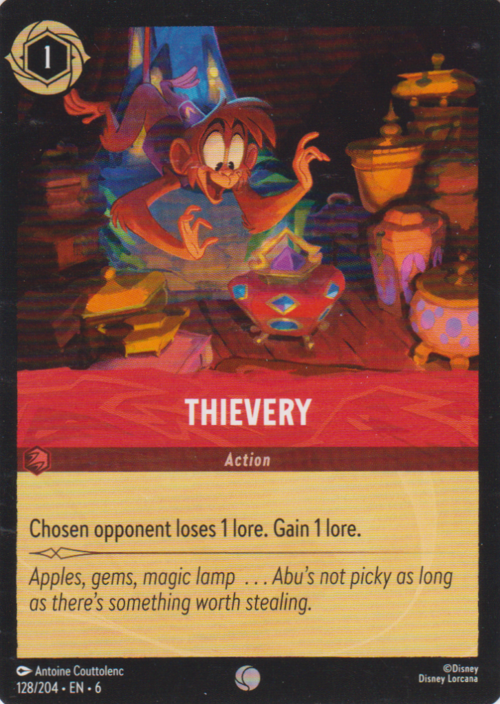 Lorcana 6: Azurite Sea – Thievery 128