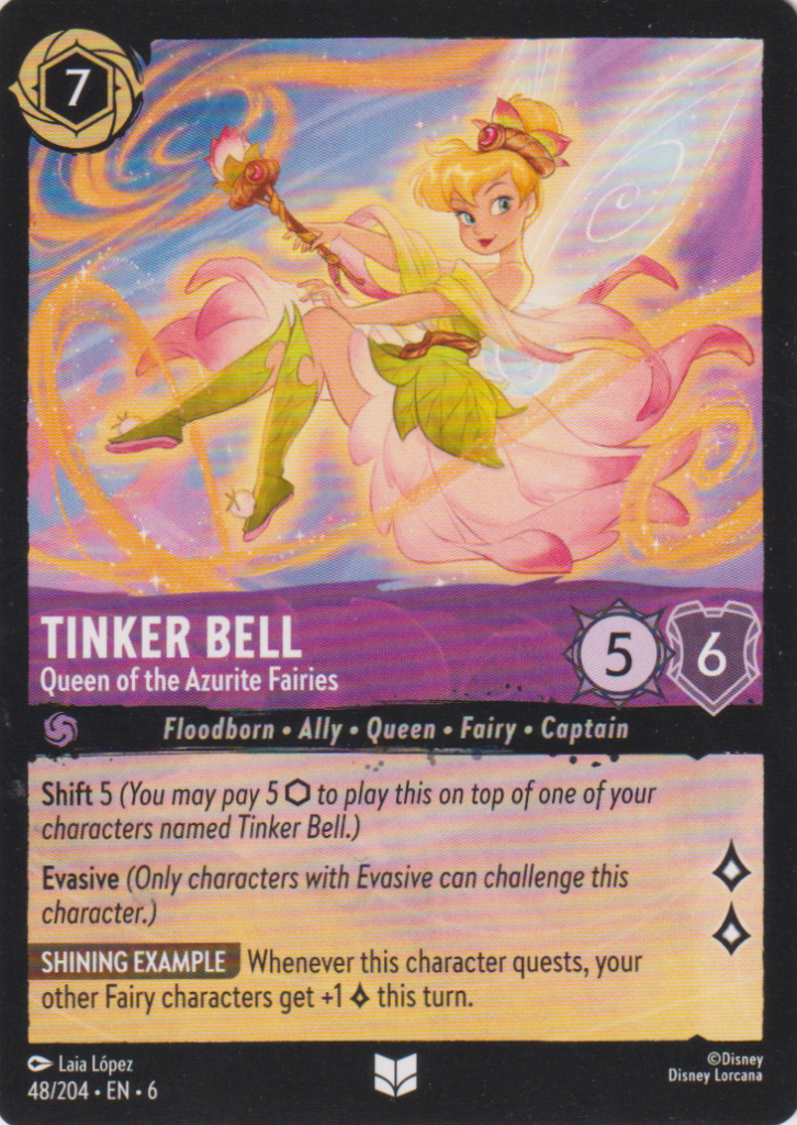 Lorcana 6: Azurite Sea – Tinker Bell 48