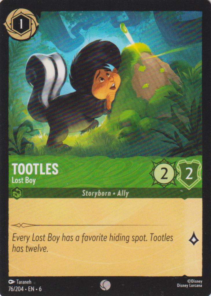 Lorcana 6: Azurite Sea – Tootles 76