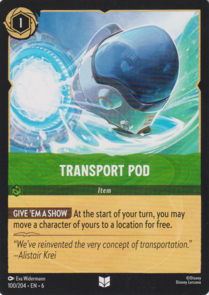 Lorcana 6: Azurite Sea – Transport Pod 100