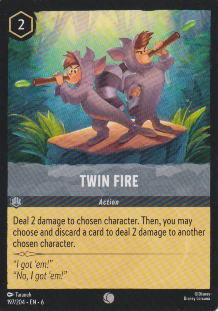 Lorcana 6: Azurite Sea – Twin Fire 197