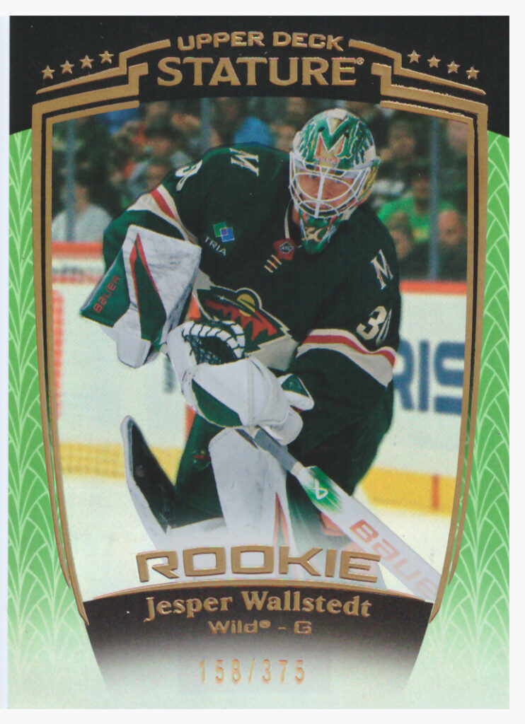 2024/25 Stature – Jesper Wallstedt Minnesota Wild 41   /375