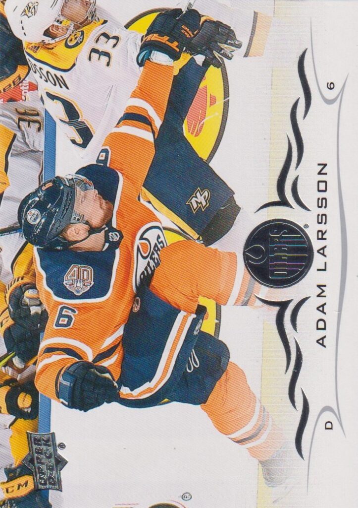 2018/19 Upper Deck – Adam Larsson Edmonton Oilers 323