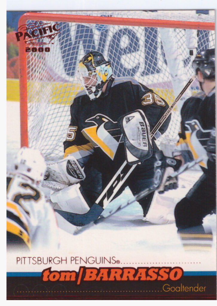 1999/00 Pacific Omega – Tom Barrasso Pittsburgh Penguins 334