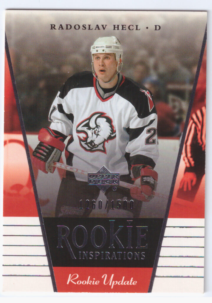 2002/03 Rookie Update – Radoslav Hecl Buffalo Sabres 127   /1500