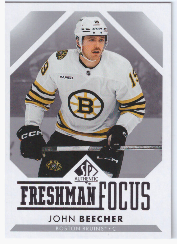 2023/24 SP Authentic – John Beecher Boston Bruins FF-44