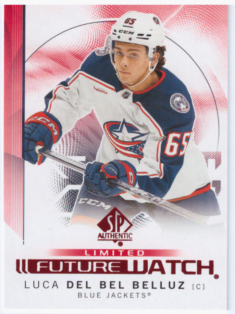 2024/25 SP Authentic – Luca Del BeL Belluz Columbus Blue Jackets 120