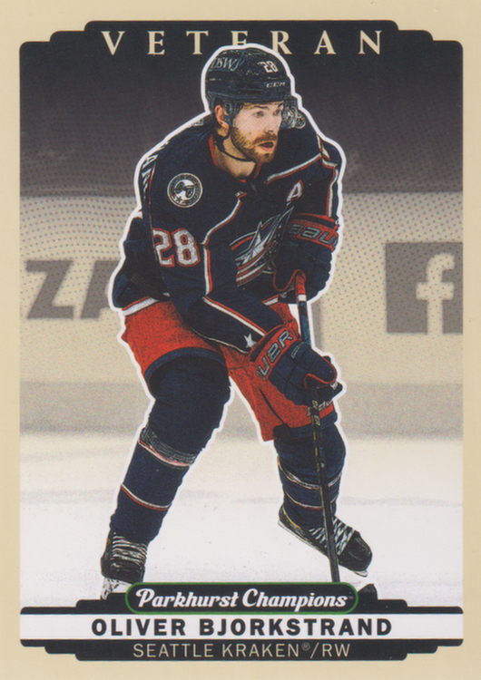 2022/23 Parkhurst Champions – Oliver Bjorkstrand Seattle Kraken 75