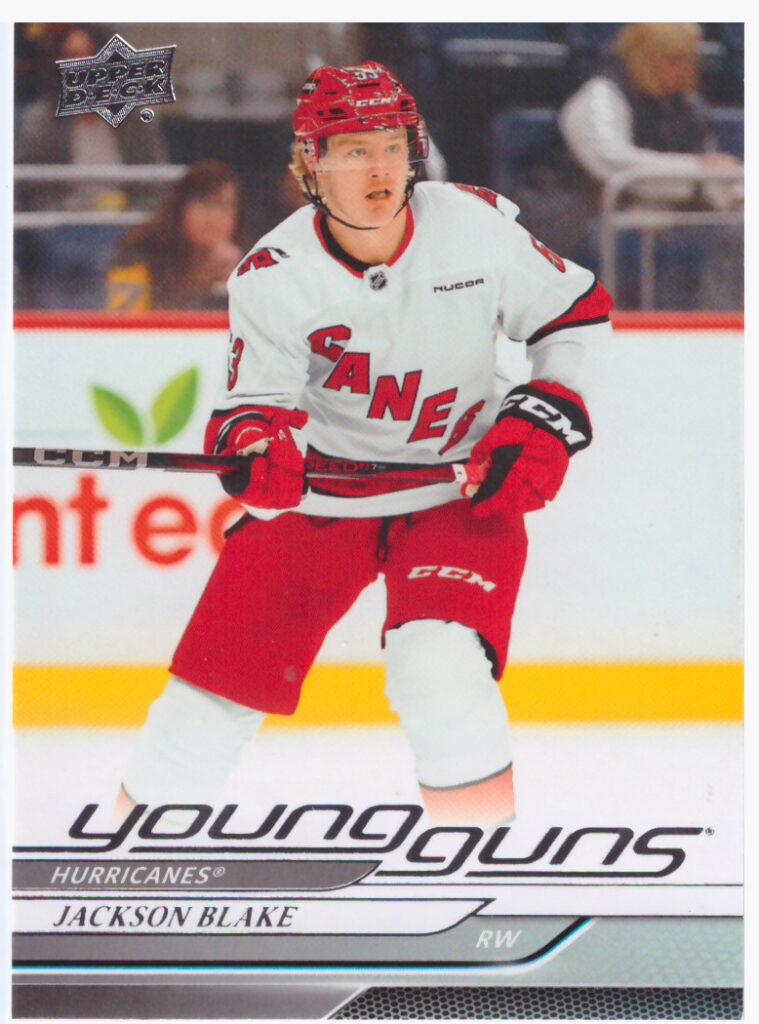 2024/25 Upper Deck Series 2 – Jackson Blake Carolina Hurricanes 470