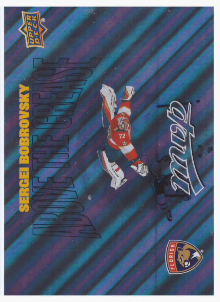 2024/25 MVP – Sergei Bobrovsky Florida Panthers AC-8