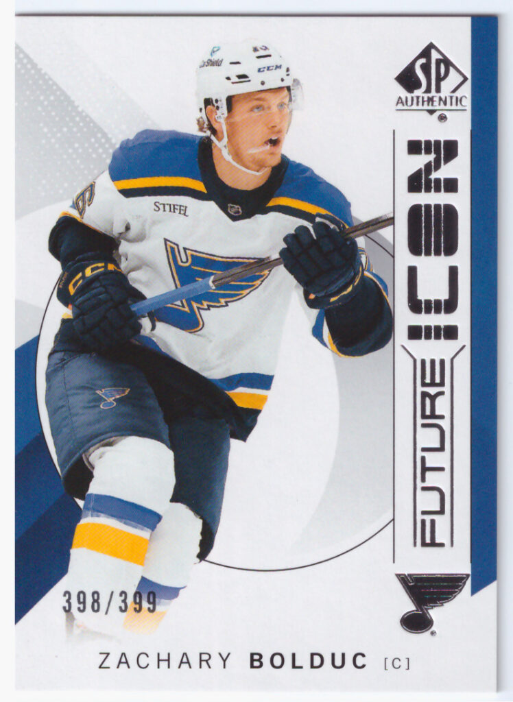 2024/25 SP Authentic – Zachary Bolduc St. Louis Blues FI-42   /399
