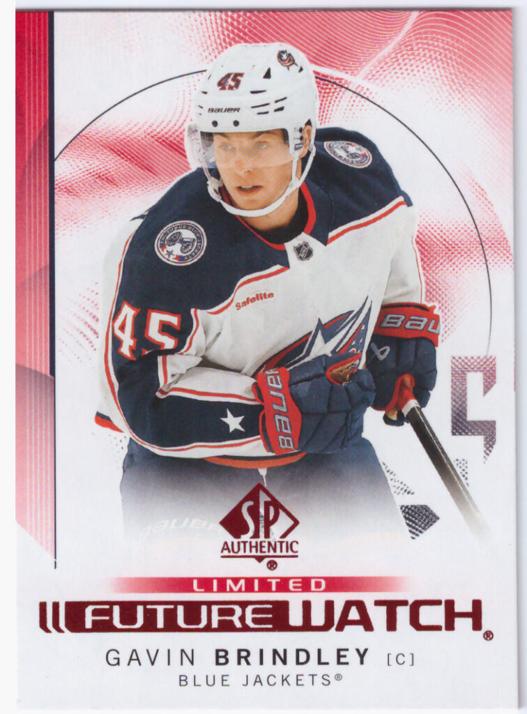 2024/25 SP Authentic – Gavin Brindley Columbus Blue Jackets 111
