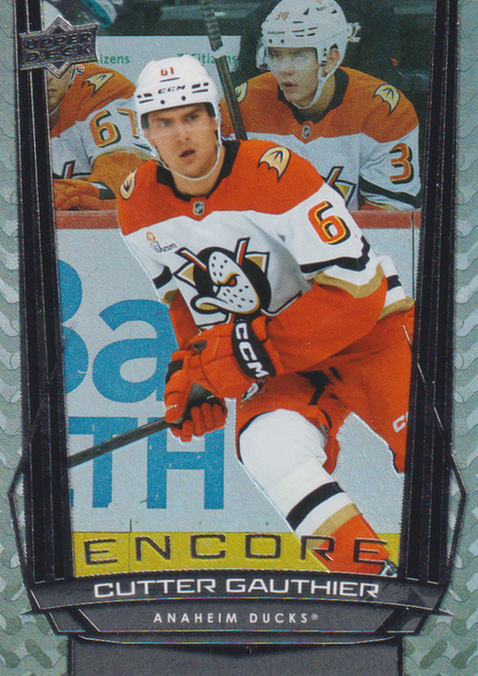 2025/26 Upper Deck Series 1 – Cutter Gauthier Anaheim Ducks E-29