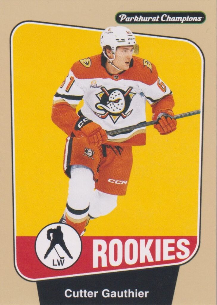 2024/25 Parkhurst Champions – Cutter Gauthier Anaheim Ducks 241