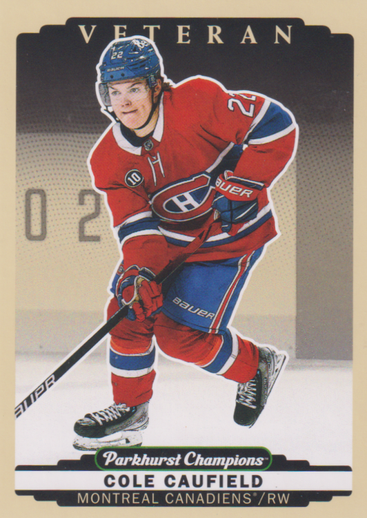 2022/23 Parkhurst Champions – Cole Caufield Montreal Canadiens 220