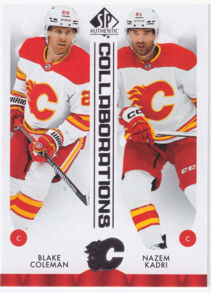 2023/24 SP Authentic – Blake Coleman, Nazem Kadri Calgary Flames C-4