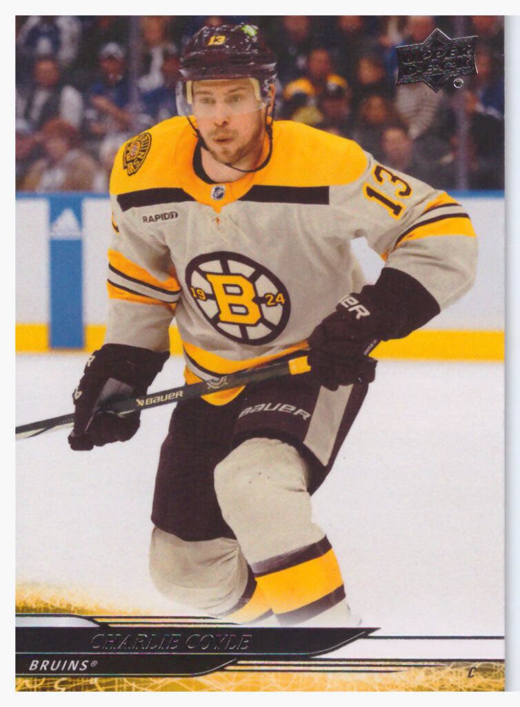 2024/25 Upper Deck Series 1 – Charlie Coyle Boston Bruins 20