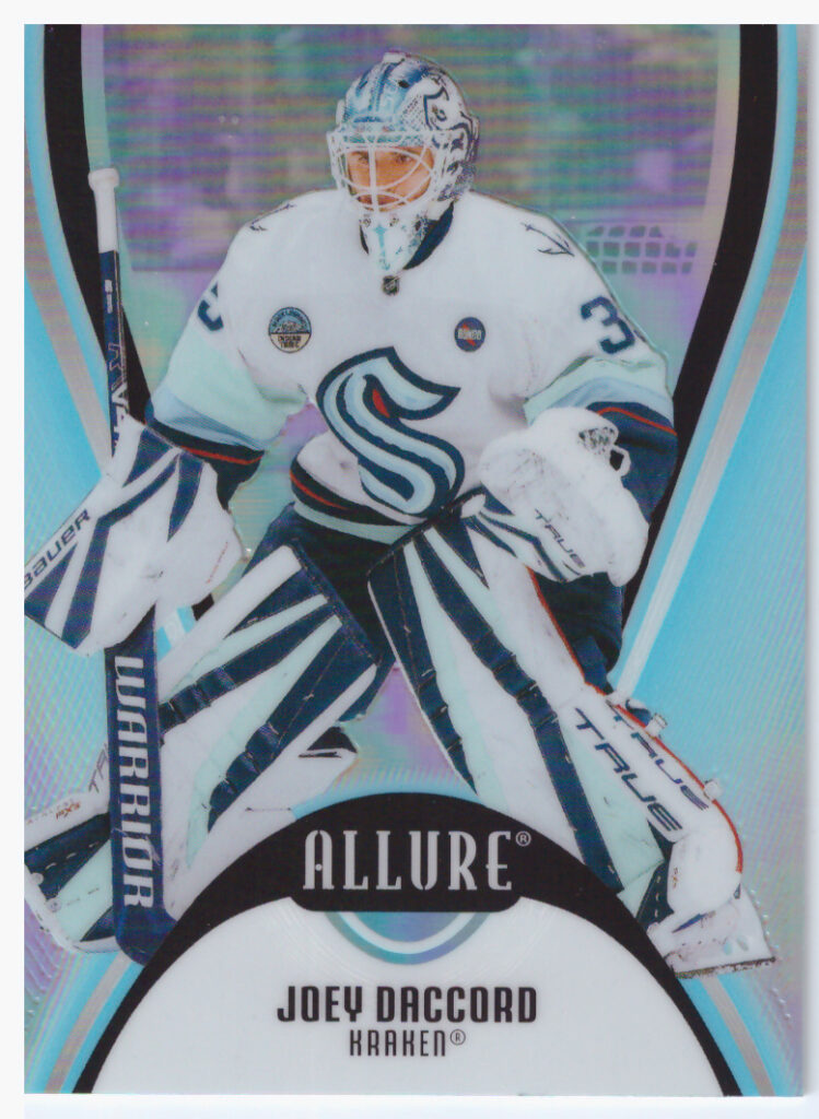 2025/26 Allure – Joey Daccord Seattle Kraken 58