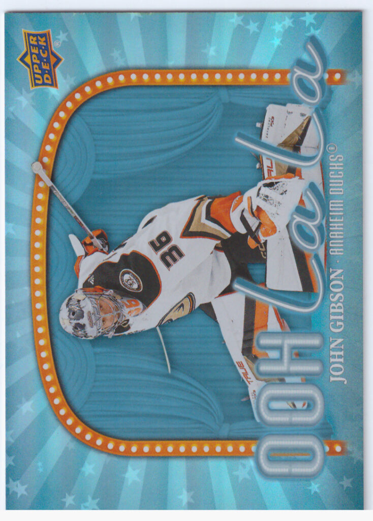 2024/25 Upper Deck Series 2 – John Gibson Anaheim Ducks OLL-11