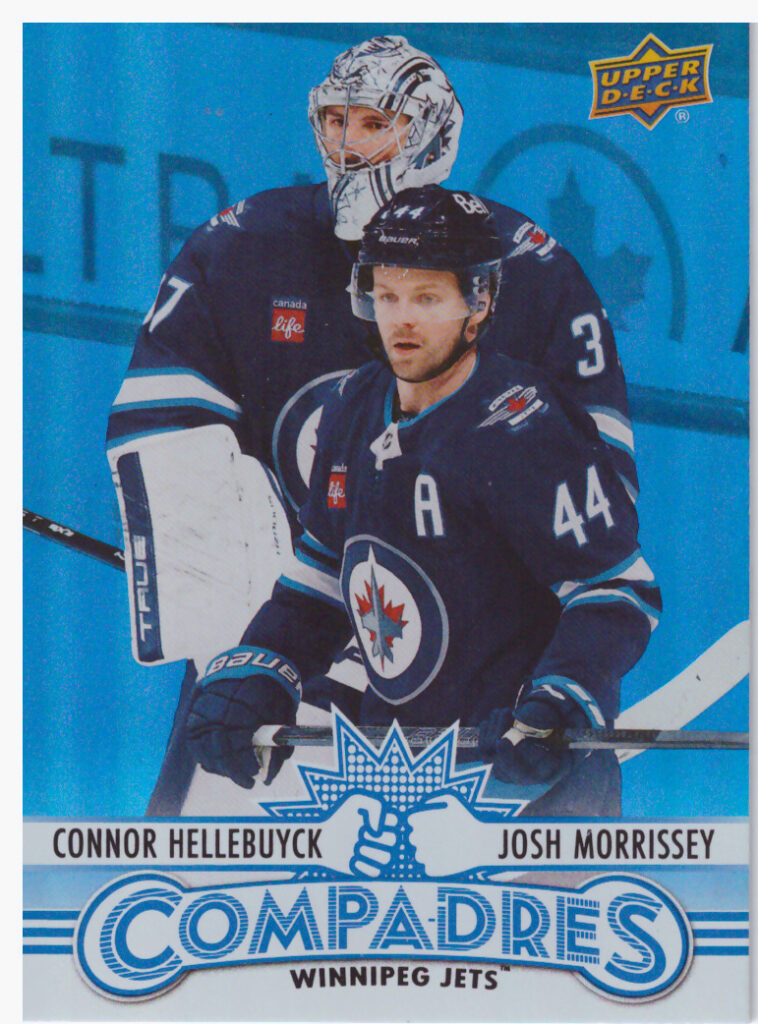 2025/26 Upper Deck Series 1 – Connor Hellebuyck, Josh Morrissey Winnipeg Jets CM-12