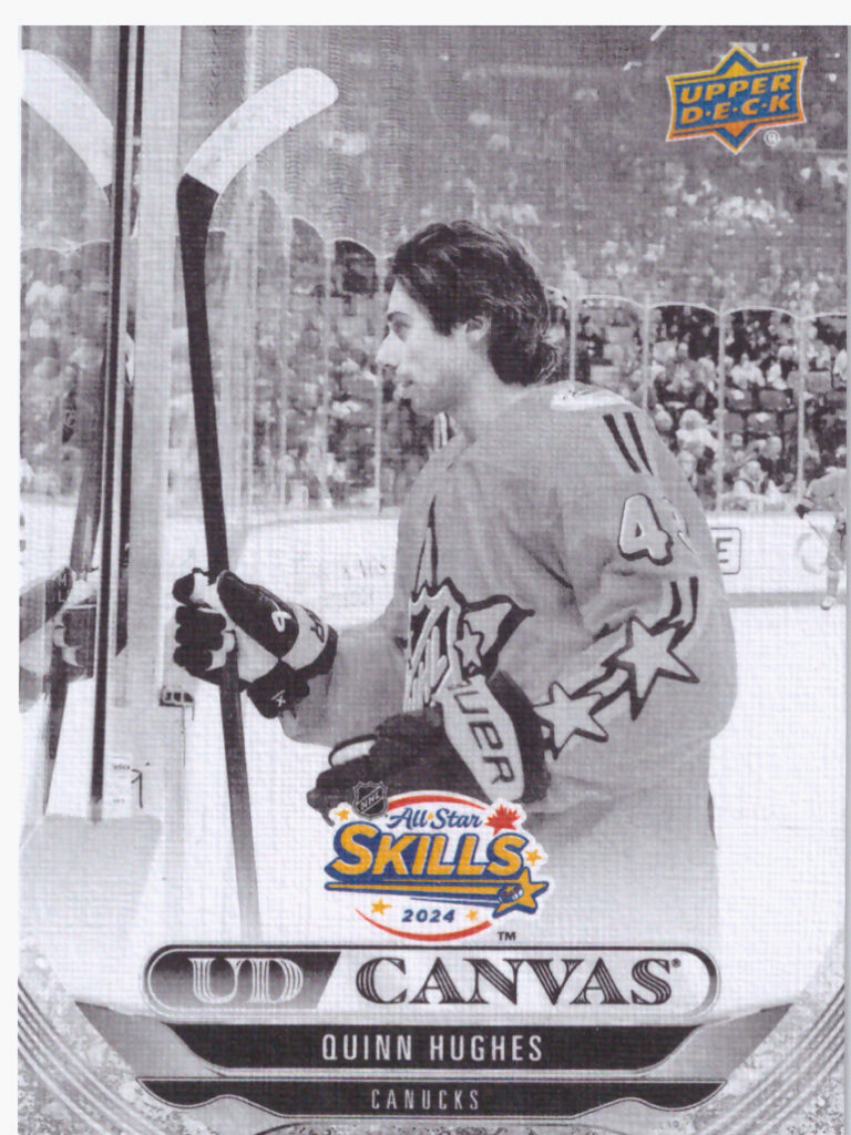 2024/25 UD Extended – Quinn Hughes Vancouver Canucks C395