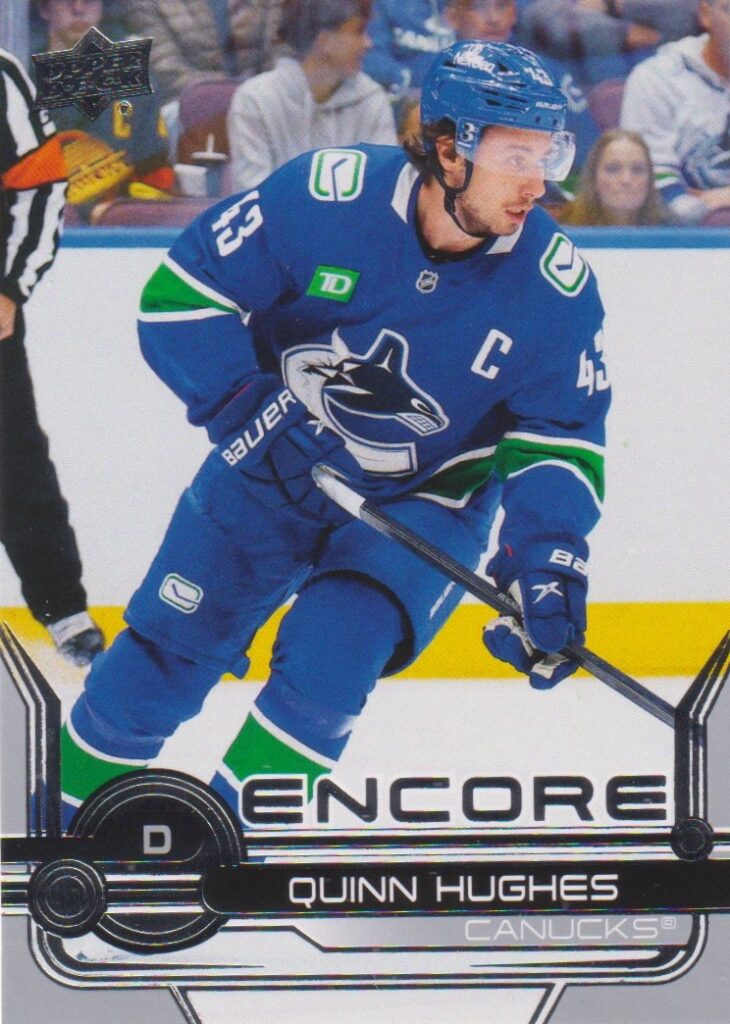 2024/25 UD Extended – Quinn Hughes Vancouver Canucks E-12