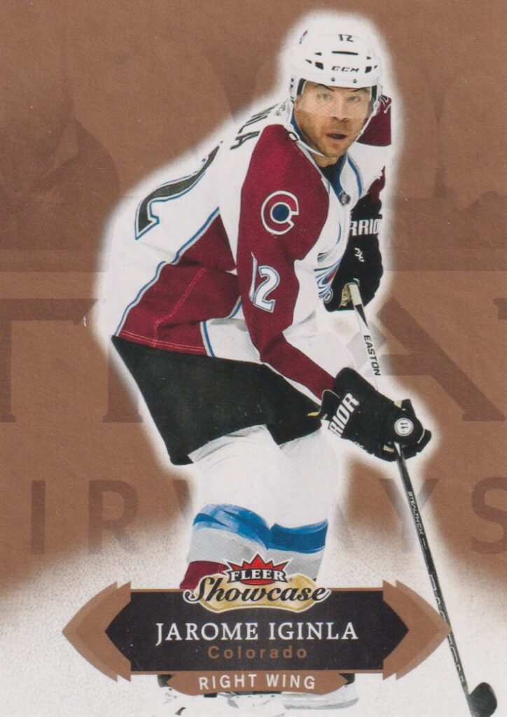 2016/17 Fleer Showcase – Jarome Iginla Colorado Avalanche 46