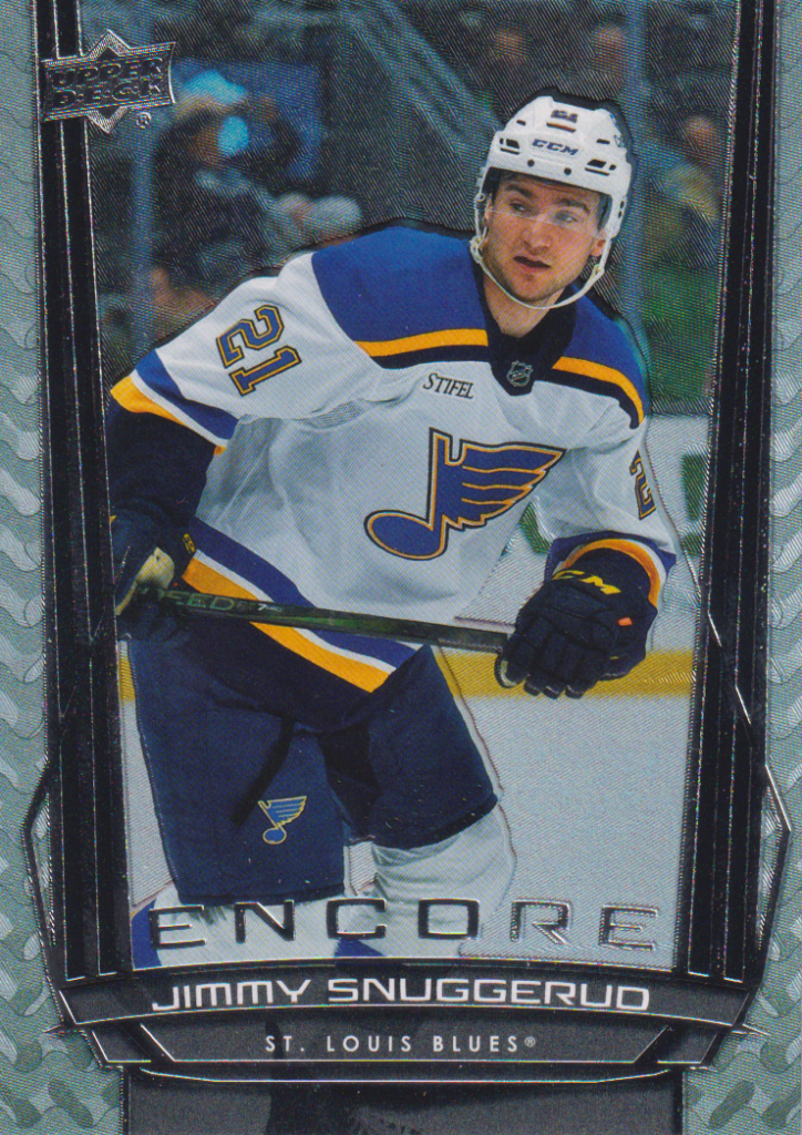 2025/26 Upper Deck Series 1 – Jimmy Snuggerud St. Louis Blues E-1