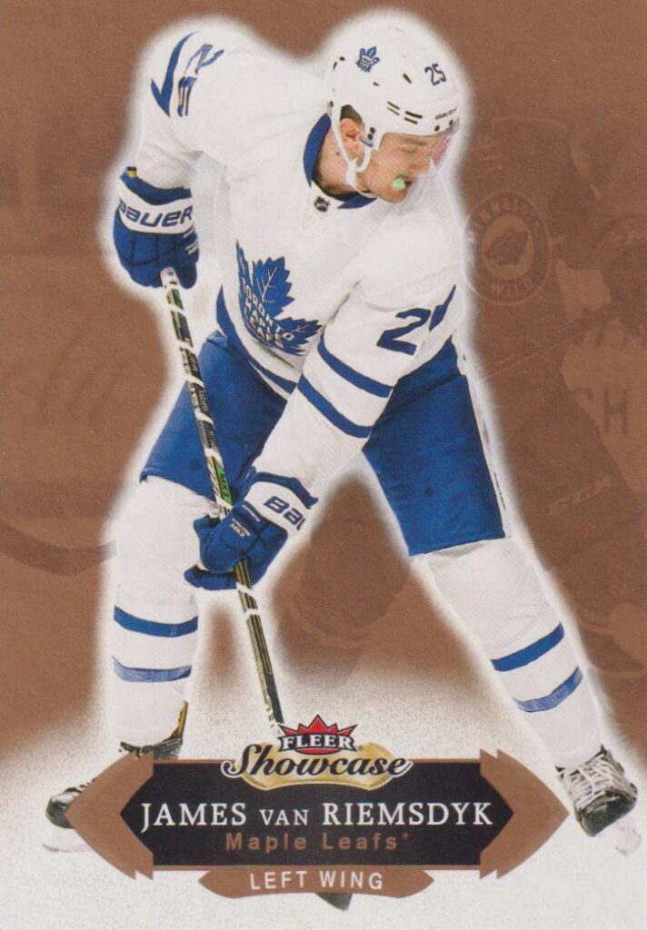 2016/17 Fleer Showcase – James Van Riemsdyk Toronto Maple Leafs 67
