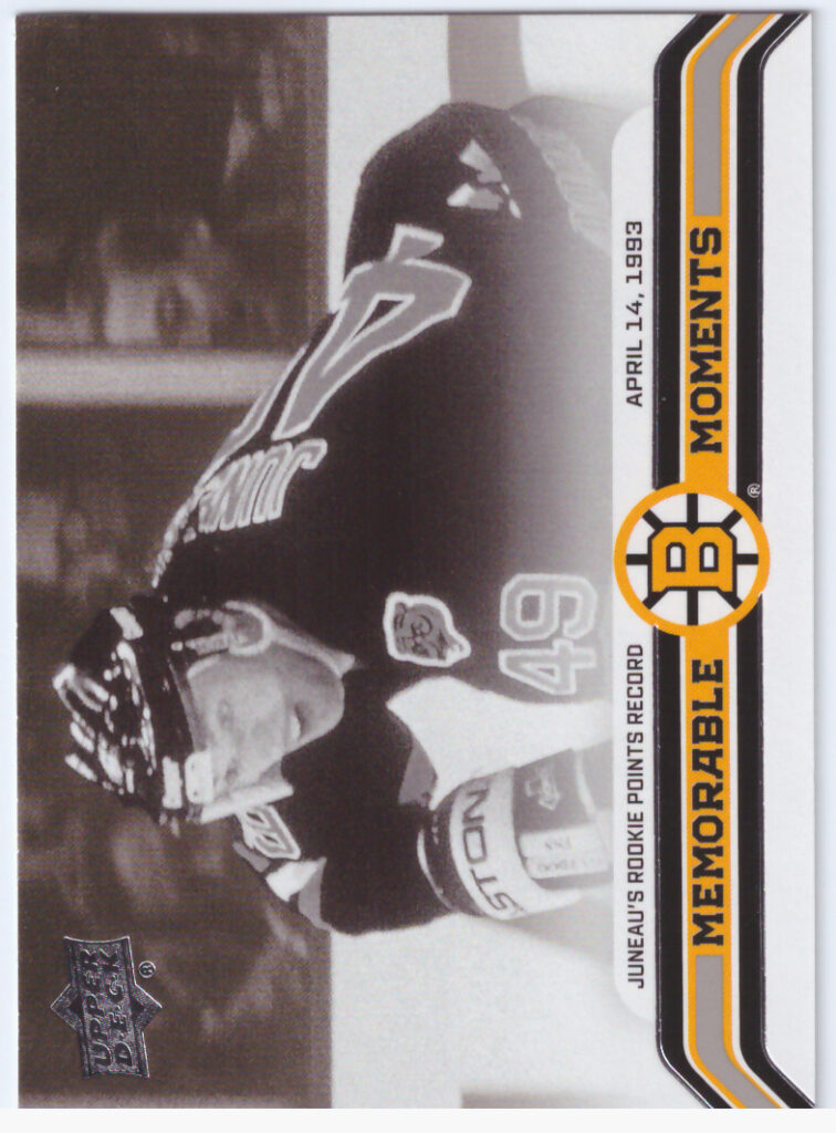 2023/24 Boston Bruins Centennial – Joe Juneau 153