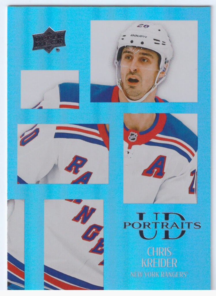2024/25 Upper Deck Series 1 – Chris Kreider New York Rangers P-2