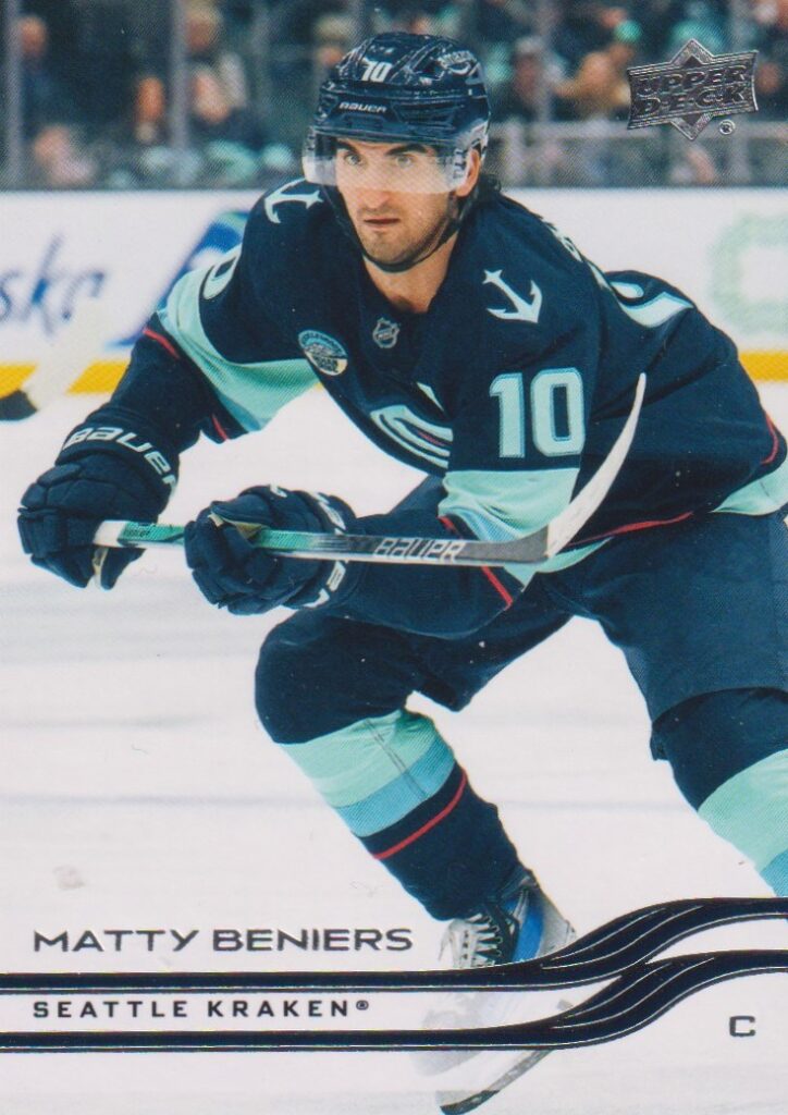 2025/26 Upper Deck Series 1 – Matty Beniers Seattle Kraken 145