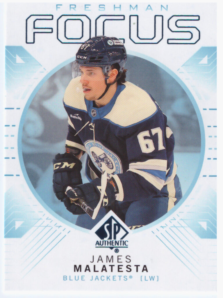 2024/25 SP Authentic – James Malatesta Columbus Blue Jackets FF-30