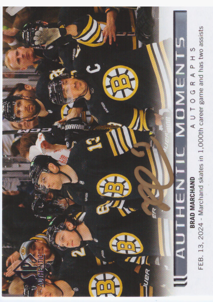 2024/25 SP Authentic – Brad Marchand Boston Bruins AM-BM