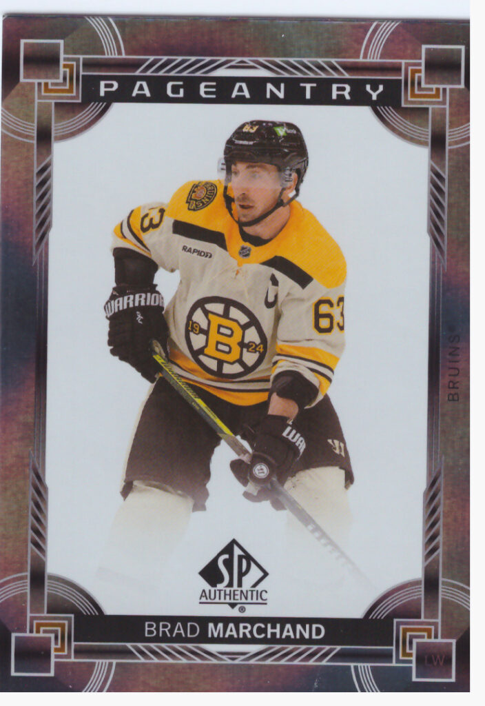 2024/25 SP Authentic – Brad Marchand Boston Bruins P-13