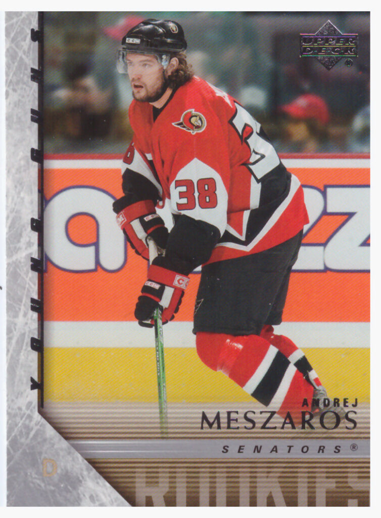 2005/06 Upper Deck Series 1 – Andrej Meszároš Ottawa Senators 228