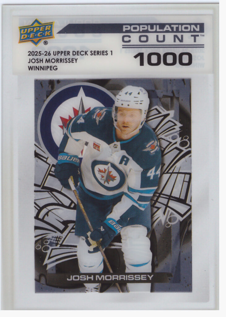 2025/26 Upper Deck Series 1 – Josh Morrissey Winnipeg Jets PC-12   /1000