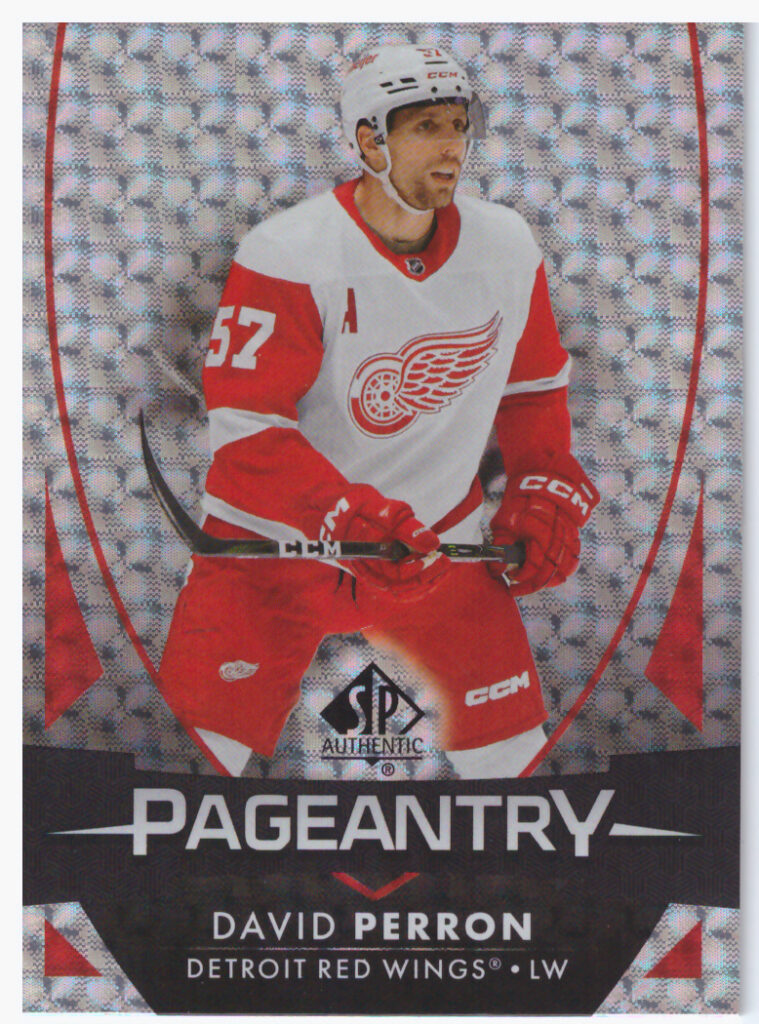 2023/24 SP Authentic – David Perron Detroit Red Wings P-15