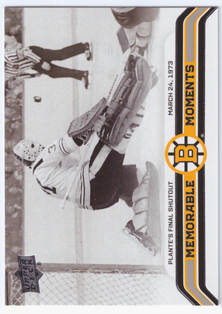 2023/24 Boston Bruins Centennial – Jacques Plante 144