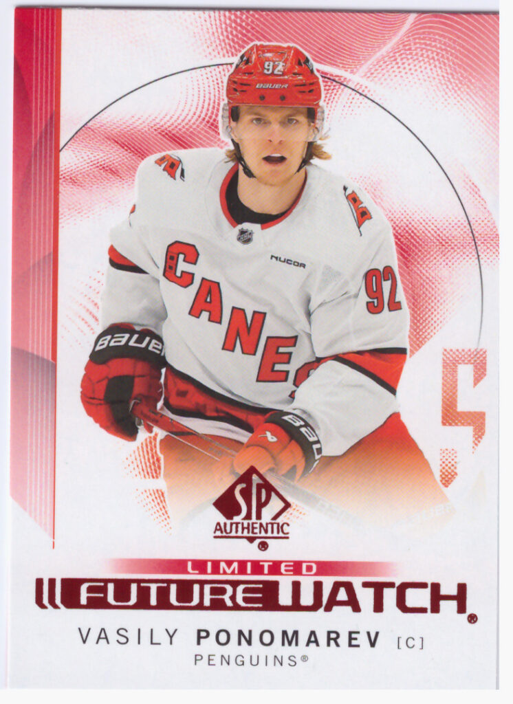 2024/25 SP Authentic – Vasily Ponomarev Pittsburgh Penguins 110