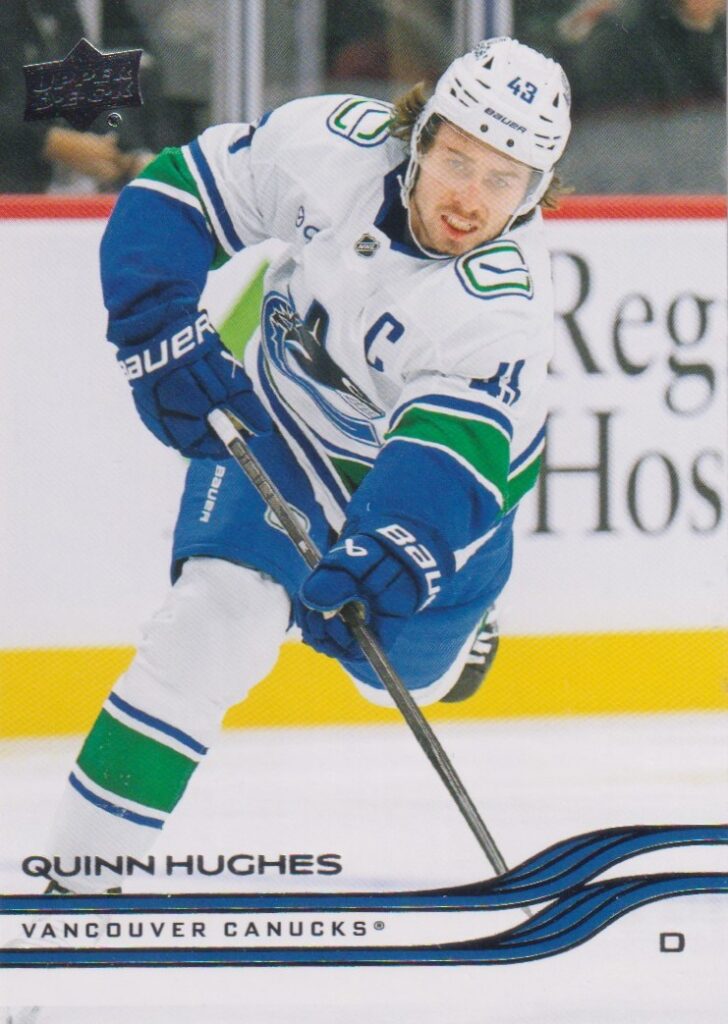 2025/26 Upper Deck Series 1 – Quinn Hughes Vancouver Canucks 177