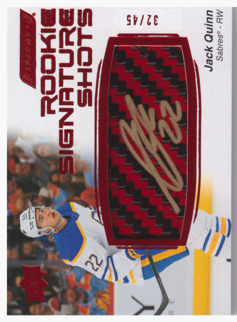2023/24 UD Engrained – Jack Quinn Buffalo Sabres RSS-ME   /45