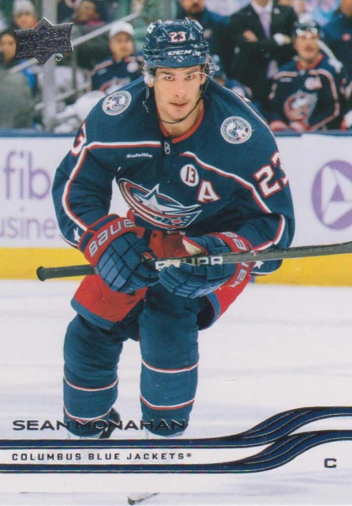 2025/26 Upper Deck Series 1 – Sean Monahan Columbus Blue Jackets 45